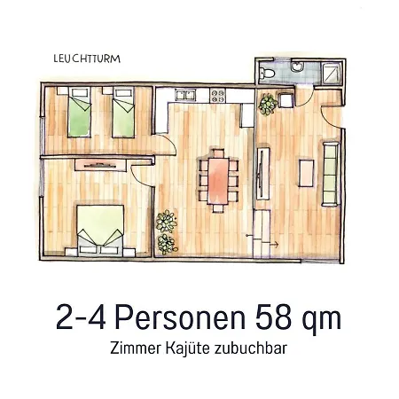 Апартаменты Reetmeer Ferienhaus, Und Ferienzimmer *